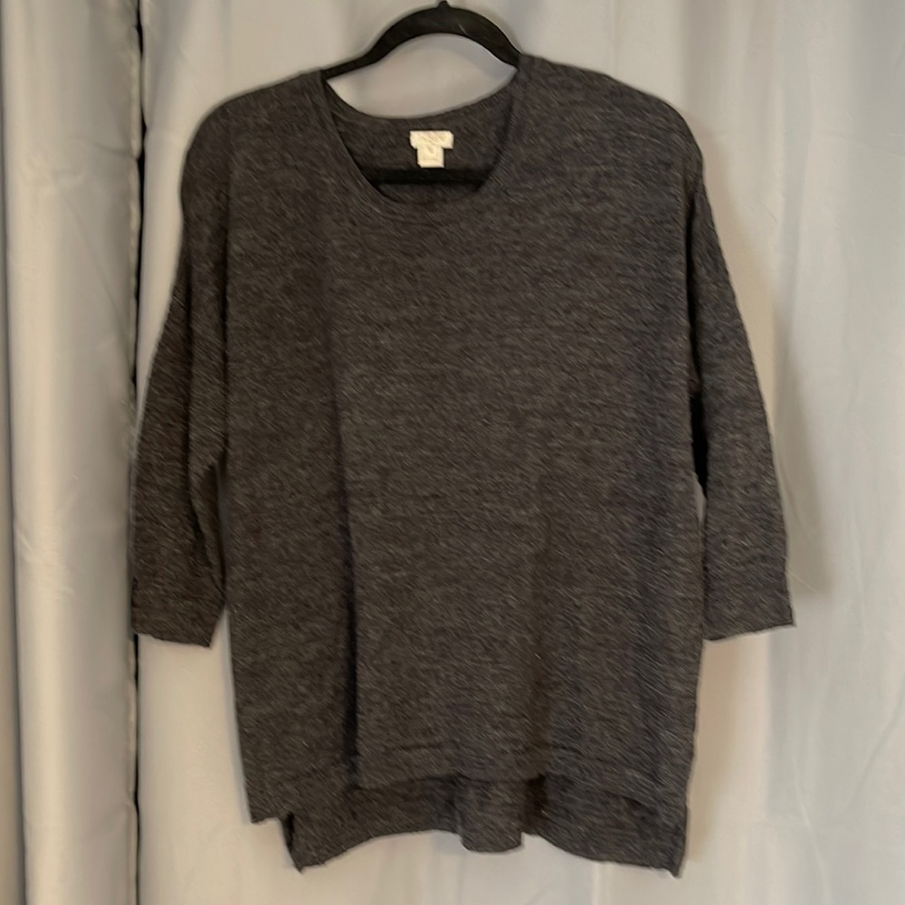J Crew Black Sweater Medium - Picture 1 of 3